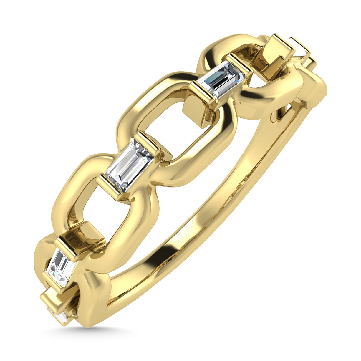 Diamond 1/8 Ct.Tw. Fashion Ring in 10K Yellow Gold