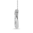 Load image into Gallery viewer, 10K White Gold Diamond 1/6 Ct.Tw. Circle Fashion Necklace
