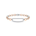 Load image into Gallery viewer, 10K Two Tone Diamond 1/4 Ct.Tw. Fashion Bracelet
