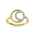 Load image into Gallery viewer, 14K Yellow Gold Diamond 1/6 Ct.Tw. Fashion Ring
