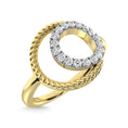 Load image into Gallery viewer, 14K Yellow Gold Diamond 1/6 Ct.Tw. Fashion Ring
