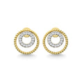 Load image into Gallery viewer, 10K Yellow Gold Diamond 1/6 Ct.Tw. Fashion Earrings
