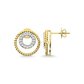 Load image into Gallery viewer, 10K Yellow Gold Diamond 1/6 Ct.Tw. Fashion Earrings
