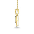 Load image into Gallery viewer, 10K Yellow Gold Diamond 1/10 Ct.Tw. Fashion Pendant
