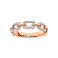 Load image into Gallery viewer, 10K Rose Gold Diamond 1/5 Ct.Tw. Fashion Ring

