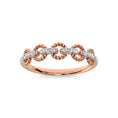 Load image into Gallery viewer, 14K Rose Gold Diamond 1/6 Ct.Tw. Stackable Ring
