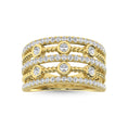 Load image into Gallery viewer, 14K Yellow Gold Diamond 1 Ct.Tw. Fashion Ring
