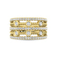 Load image into Gallery viewer, 14K Yellow Gold Diamond 1 Ct.Tw. Fashion Ring
