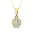 Load image into Gallery viewer, 14K Yellow Gold Diamond 1/6 Ct.Tw. Fashion Pendant
