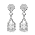 Load image into Gallery viewer, 14K White Gold Diamond 1/2 Ct.Tw. Fashion Earrings
