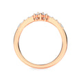Load image into Gallery viewer, 14K Rose Gold Diamond 1/6 Ct.Tw. Chevron Band
