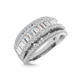 Load image into Gallery viewer, 14K White Gold Diamond 1 Ct.Tw. Fashion Ring
