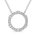 Load image into Gallery viewer, 14K White Gold Diamond 1/2 Ct.Tw. Fashion Necklace
