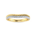 Load image into Gallery viewer, 14K Yellow Gold Diamond 1/10 Ct.Tw. Curve Band
