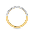 Load image into Gallery viewer, 14K Yellow Gold Diamond 1/10 Ct.Tw. Curve Band
