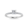 Load image into Gallery viewer, 10K White Gold Lab Grown Diamond 1 Ct.Tw. Engagement Ring
